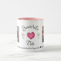 Favorite Tia 2 Photo Custom Mug