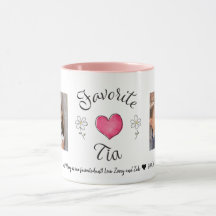 Favorite Tia 2 Photo Custom Mug