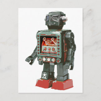 Favorite Toy Robot w Canons Postcard