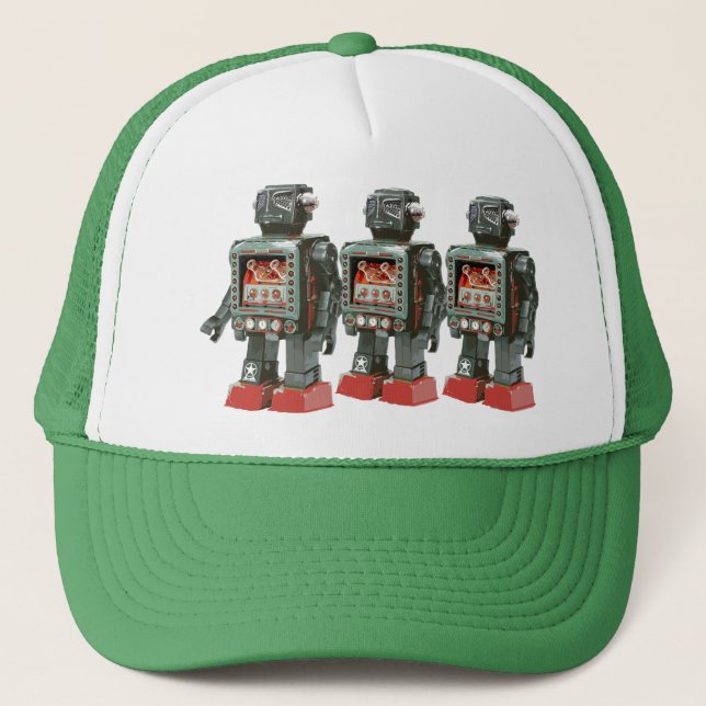 Favorite Toy Robot w Canons Trucker Hat (Front)