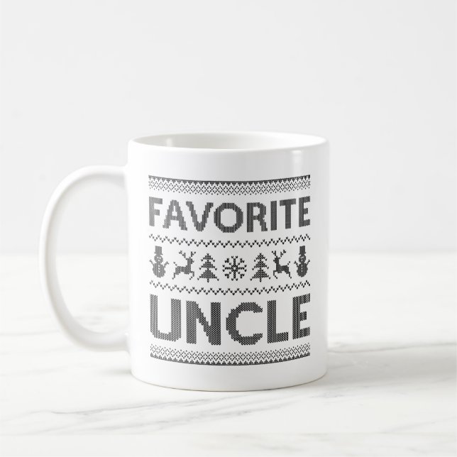 Favorite Uncle Coffee Mug (Left)