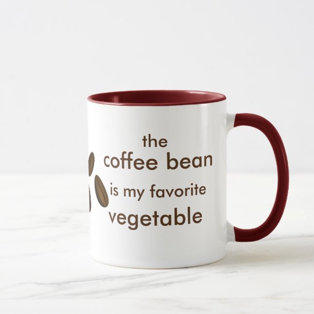 Favorite Vegetable 11 oz Ringer Mug (Right)