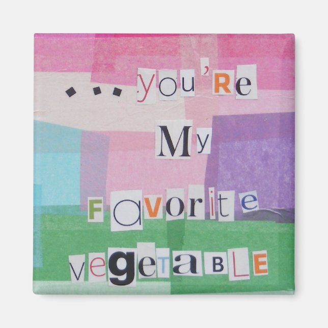 Favorite Vegetable Magnet (Front)