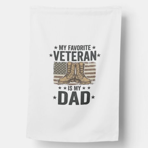 Favorite Veteran Dad Patriotic Combat Boots Shirt  House Flag