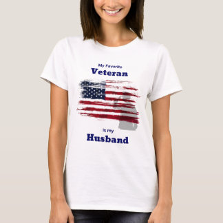 Favorite Veteran, Husband, T-Shirt