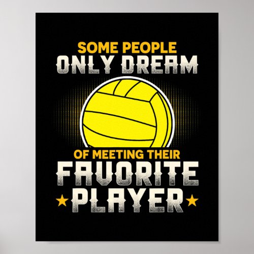 Favorite Water Polo Player Gift For Dad Mom Poster