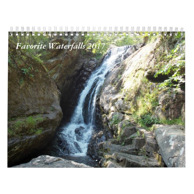 Favorite Waterfalls 2017 Calendar (Cover)