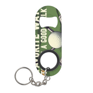 Favorite Way To Ruin A Good Walk Golf Keychain Bottle Opener