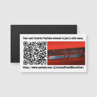 Favorite Youtube Channel QR Code Magnet