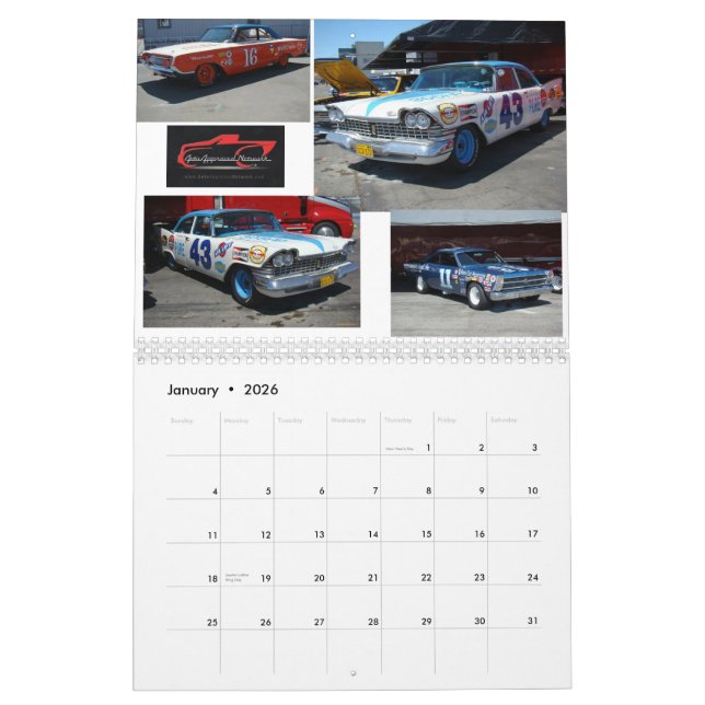 Favorites from "THE HISTORICS" at Laguna Seca Calendar (Jan 2026)