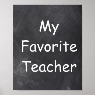 FavoriteTeacher Chalkboard Design Class Decoration