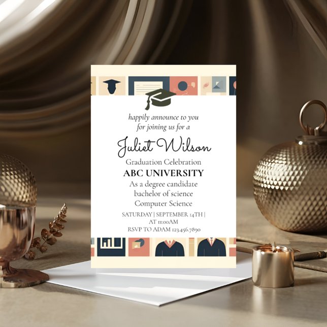 favors college university graduation commencement invitation (Creator Uploaded)