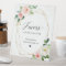 Favors Please Take One Gold Frame Blush Floral