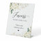 Favors Please Take One Gold Green White Floral