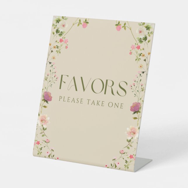 Favors Sign (Front)