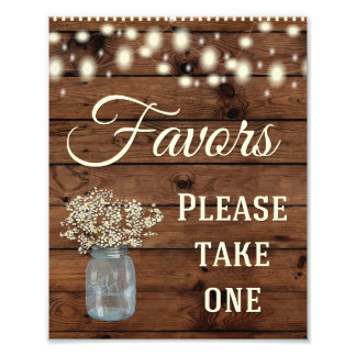 Favors Sign, Wedding Sign, Wedding Decor Photo