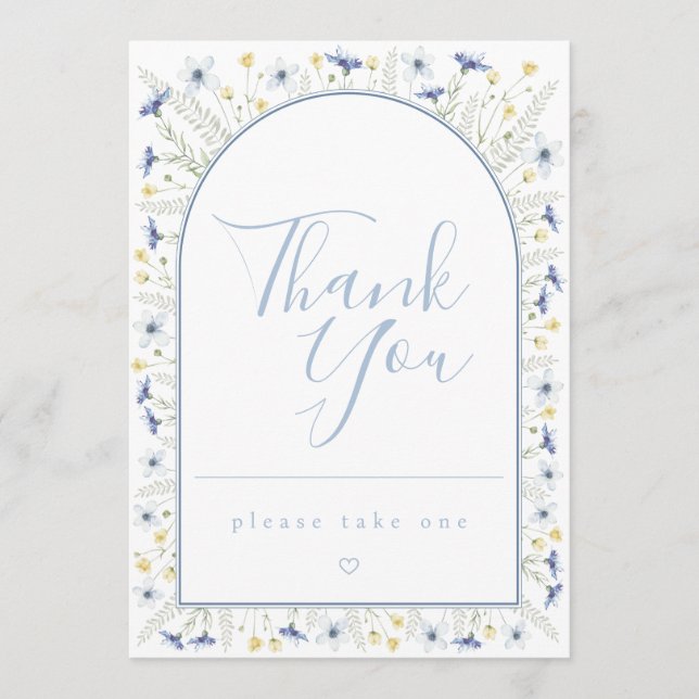 Favors Table Card (Front)