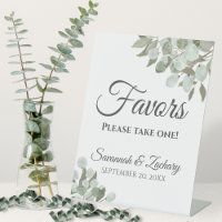 Favors Take One Eucalyptus & Greenery Wedding