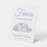 Favors Take One Lavender Purple Roses Wedding
