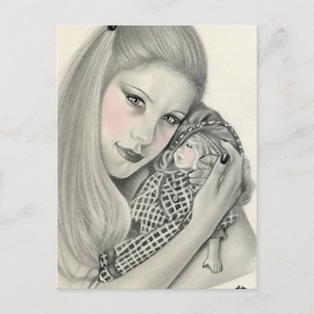 Favourite Doll postcard (Front)