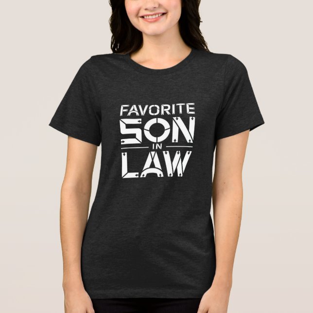 favourite son in law t-shirt Tri-Blend shirt (Front)