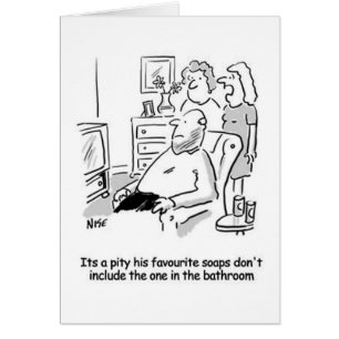 Favourite TV Soaps Cartoon Cards
