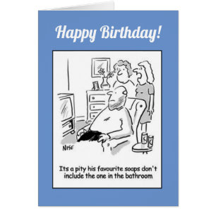 Favourite TV Soaps Cartoon Cards