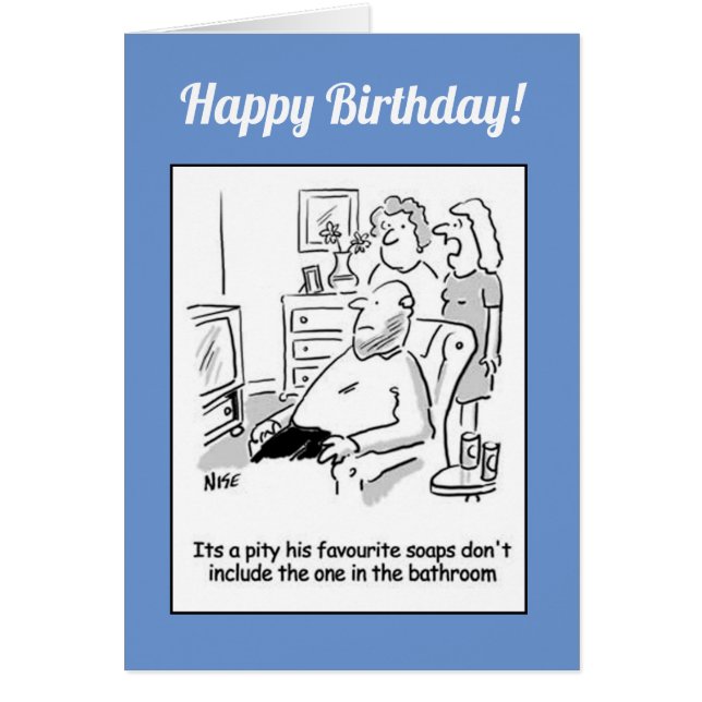 Favourite TV Soaps Cartoon Cards (Front)