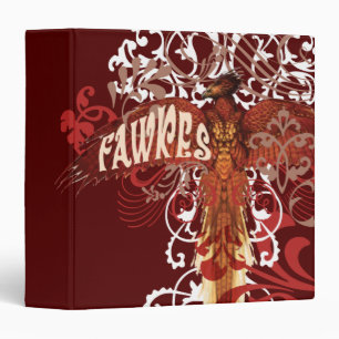 Fawkes Spread Wings 3 Ring Binder