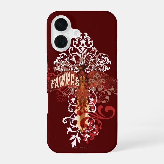 Fawkes Spread Wings Iphone Case (Back)