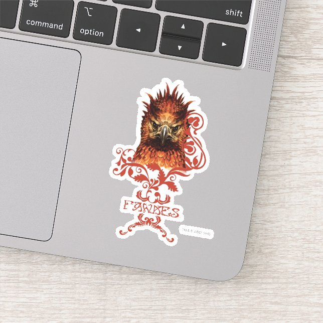 Fawkes Staring Sticker (Detail)