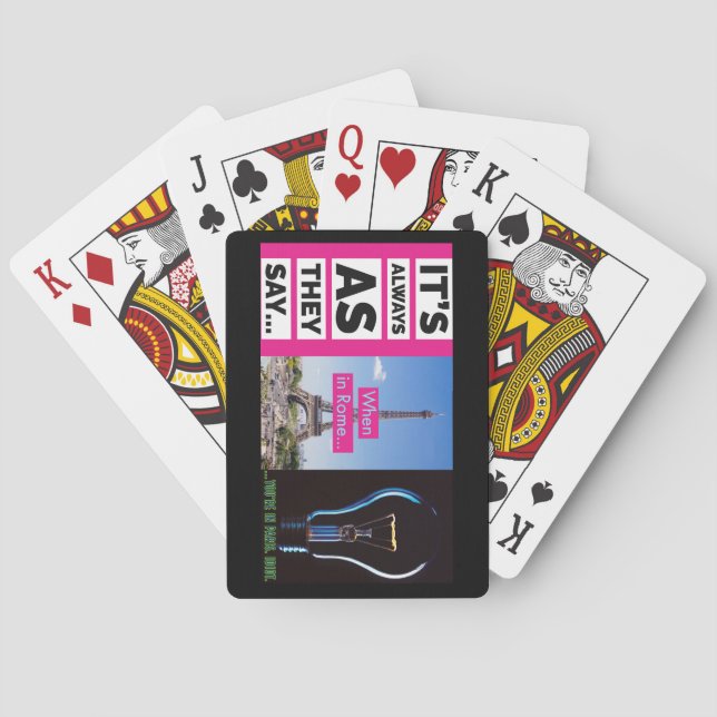 Fawkes's Design Poker Cards (Back)