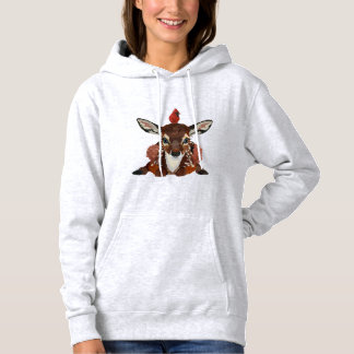 FAWN AND CARDINAL HOODIE
