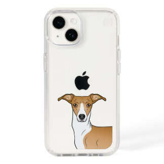 Fawn And White Italian Greyhound Dog Head Speck iPhone 14 Case