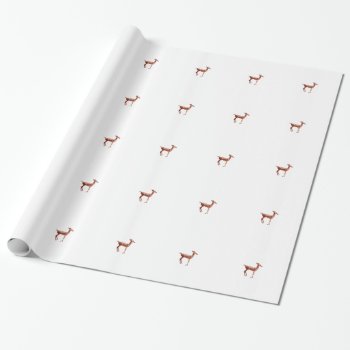 Fawn - Baby Deer Wrapping Paper by lildaveycross at Zazzle