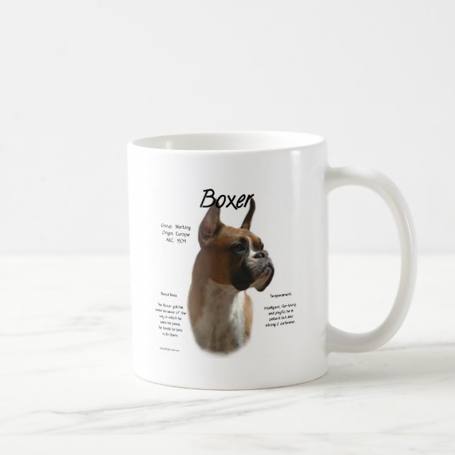 Fawn Boxer History  Coffee Mug (Right)