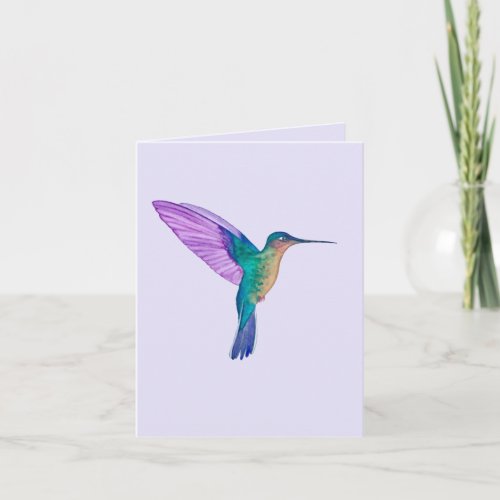 Fawn_breasted Brilliant Hummingbird Greeting Card