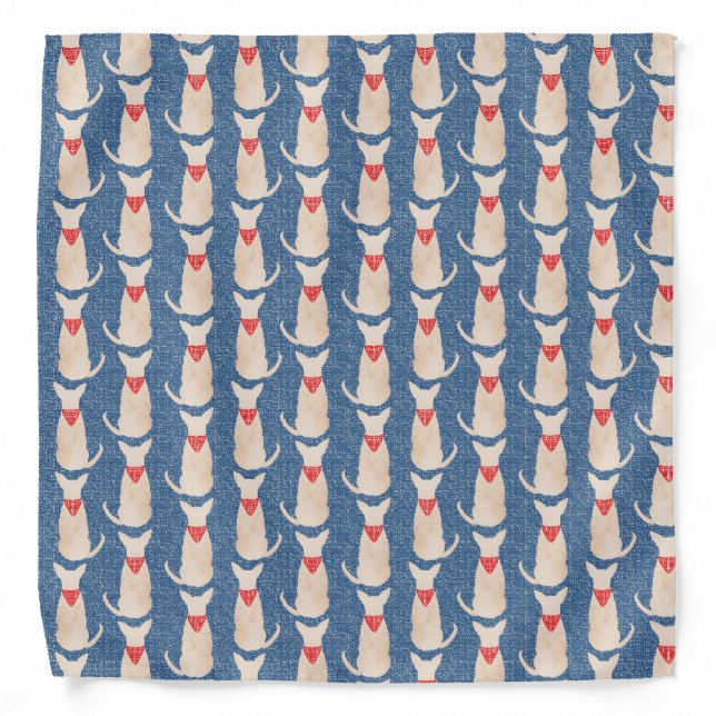 Fawn Chihuahua  Bandana (Front)