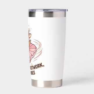 Fawn-cy Footwork Dizzy Vibes Insulated Tumbler