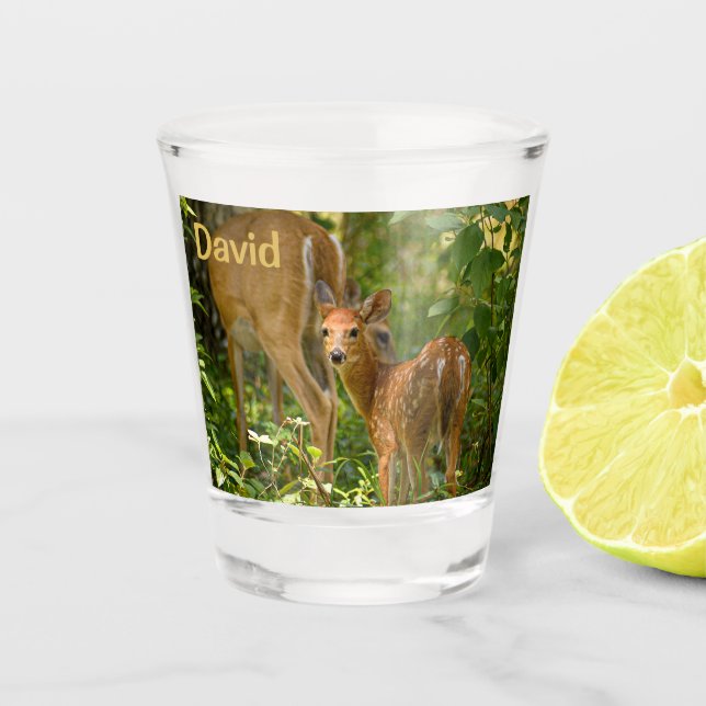 "Fawn" Drink Shot Glass (Front)