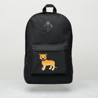 Fawn English Staffordshire Bull Terrier Dog Port Authority® Backpack