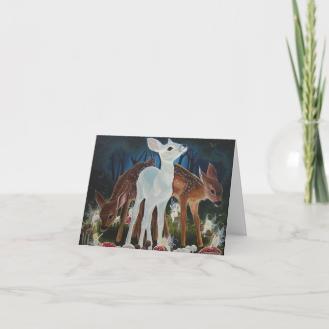 Fawn Faery Ring Note Card (Front)