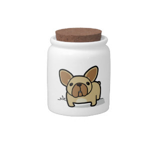 Fawn Frenchie Candy Jar