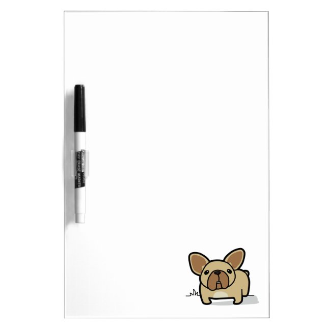 Fawn Frenchie Dry Erase Board (Front)