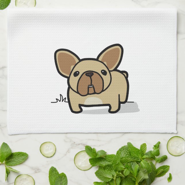 Fawn Frenchie Towel (Folded)