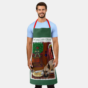 Fawn Great Dane Christmas Apron