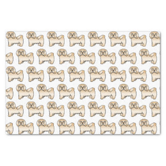 Fawn Havanese Cute Cartoon Dog Pattern Tissue Paper