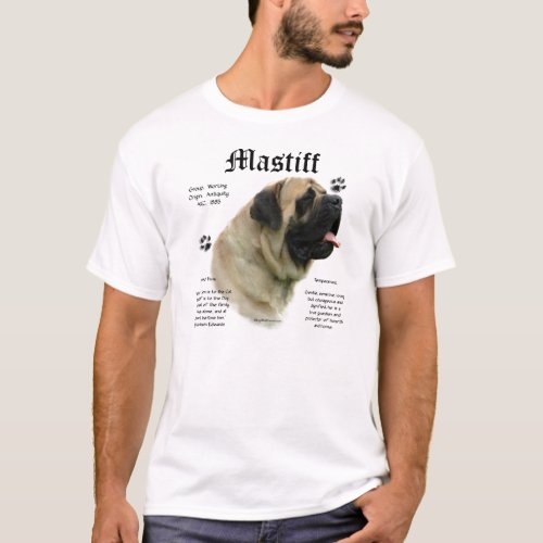 Fawn Mastiff History shirt