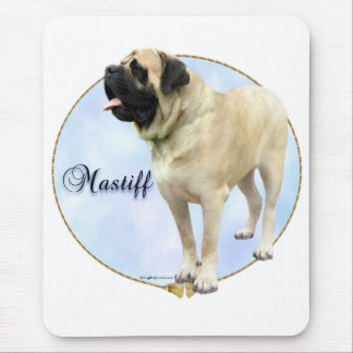 Fawn Mastiff Portrait Mouse Pad
