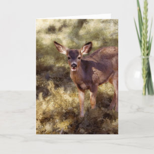 Fawn/Oh Deer Card